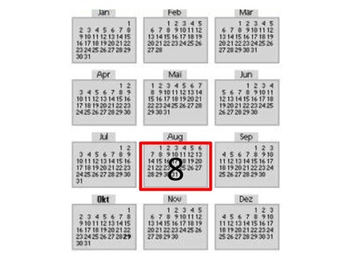 <p>August</p>