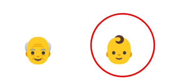 <p>Menor que, Молодший за, Mais jovem que, 比…年轻, Nhỏ hơn</p>