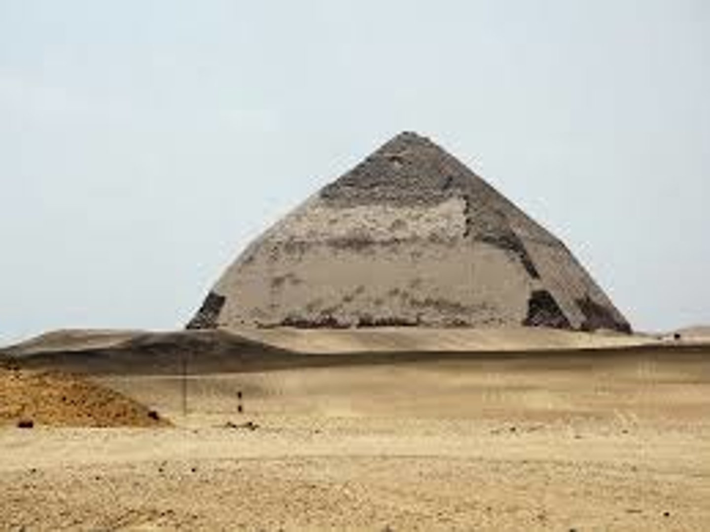 <p>Sneferu’s South Pyramid in Dahshur, Egypt</p>