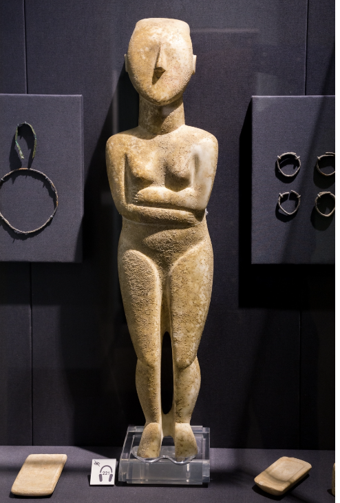 <p><span style="background-color: transparent; font-family: "EB Garamond", serif;"><span>Cyclaid Figurines groups from where they are found and by stylistic changes. They are all female as Cretan culture placed special significance on female figurines- part of enigmatic culture. They speak of an existence of Cycladic, Minoan or Cretan culture</span></span></p>