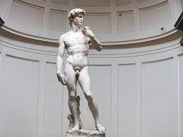 <p>Michelangelo, david</p><p>marble</p>