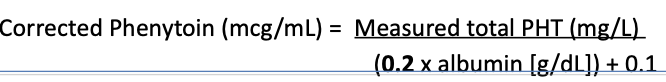 <p>Hemodialysis? Do 0.1 instead of 0.2</p><p>Hypoalbuminemia? Do 0.25 instead of 0.2</p><p><em>If patient is both Hemodialysis and Hypoalbuminemia go with Hypoalbuminemia equation</em></p>