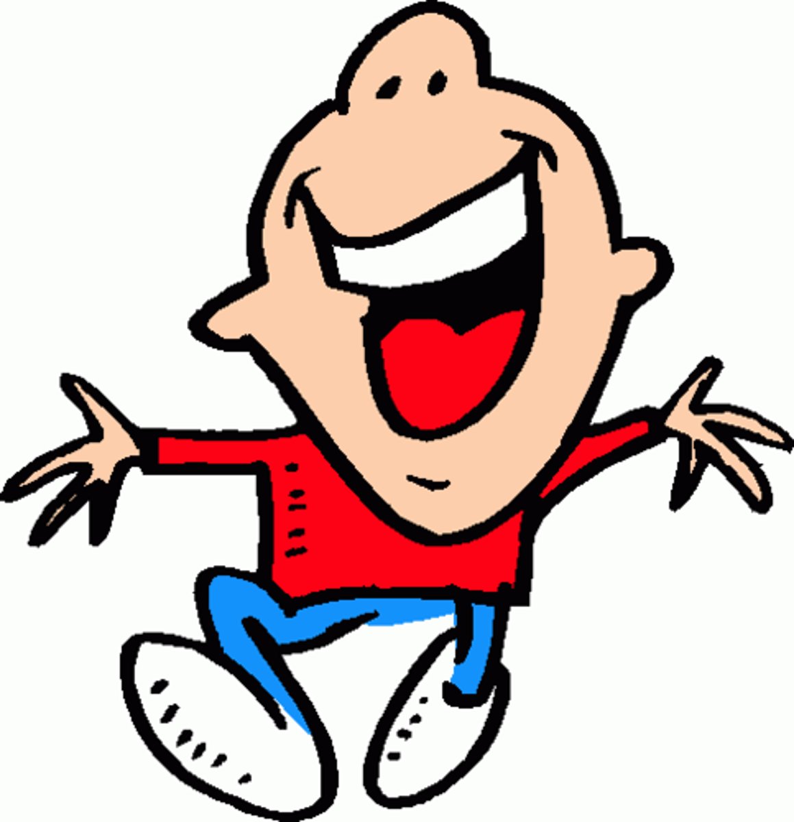 <p>to laugh</p>