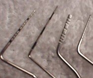 measure pocket/sulcus depths around a tooth to check health of periodontium 