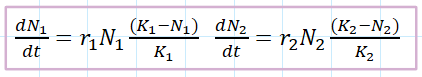 <p>What is the competition coefficient in the Lotka-Volterra competition model?</p>