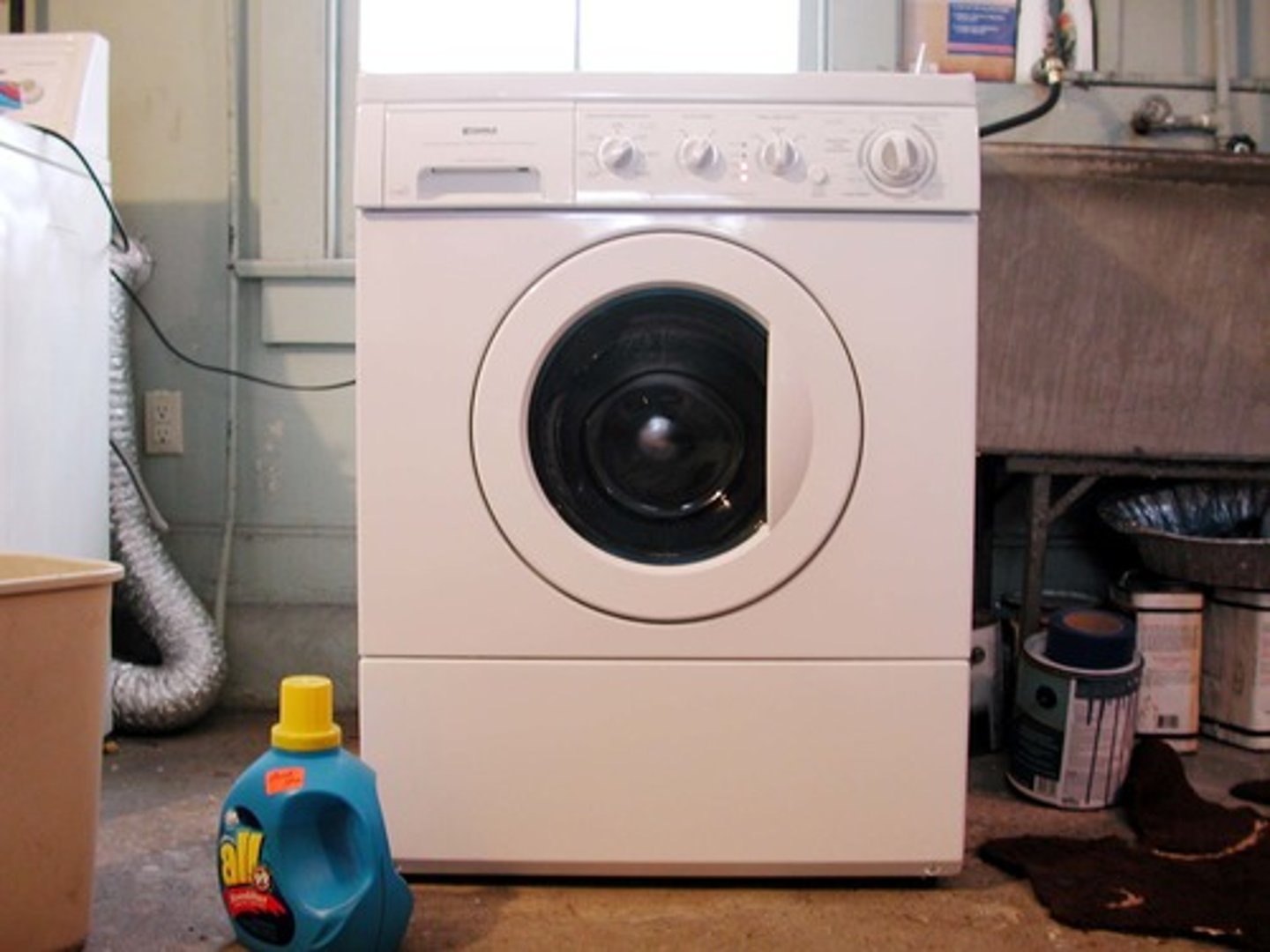 <p>the washing machine</p>