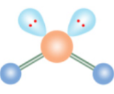 <p>Name the VSPR & angle</p>