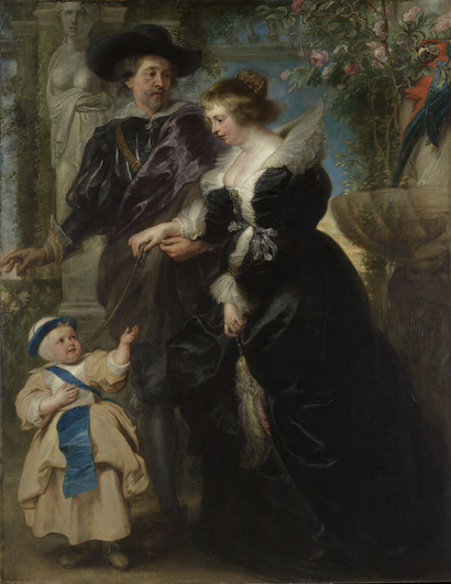 <p>Rubens, Helena Fourment, and Their Son Frans (Peter Paul Rubens)</p>