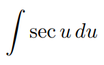 <p>Find the integral.</p>