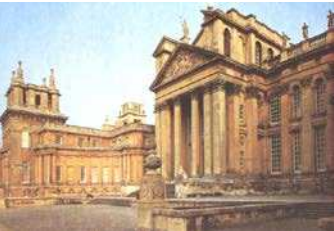 <p>Most monumental mansion in England • Example of central block with wings</p>