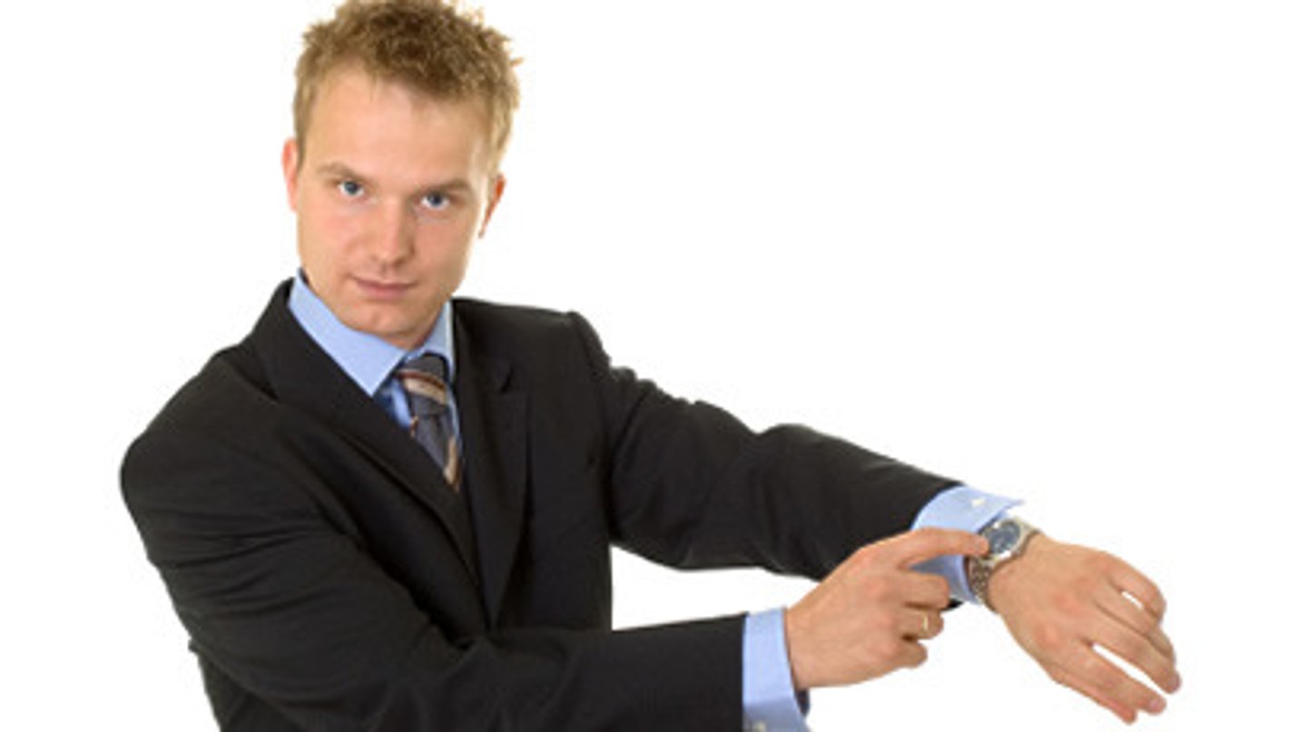 <p>punctual</p>