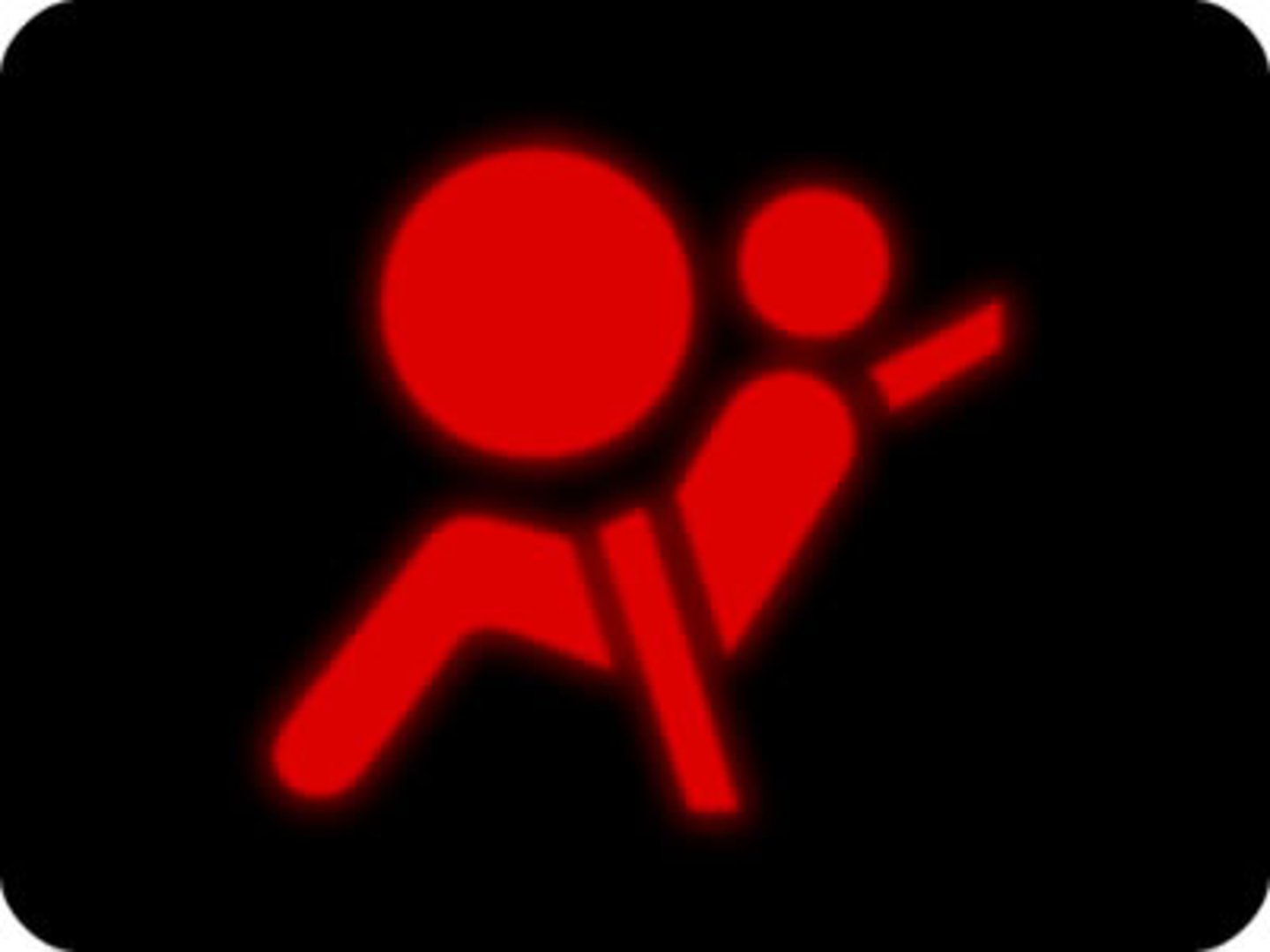 <p>Indicated the airbag system is active. If the light stays on, the air bag system is not functioning properly.</p>