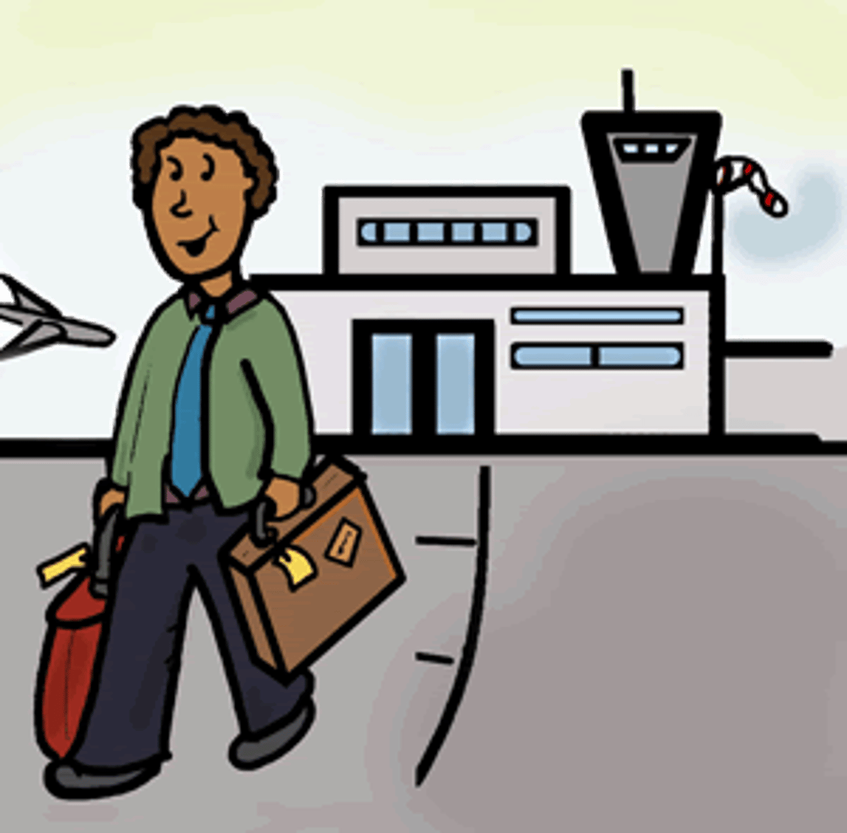 <p>un aéroport</p>