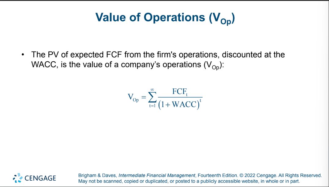 <p>PV of expected cash flow</p>