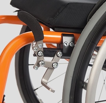 <p>- stabilize the wheelchair after the wheelchair has been stopped</p><p>- must be engaged whenever an individual is moving into or out of a wheelchair</p><p>- must make contact with tires</p><p>- are usually engaged by pushing a lever on each side of the chair</p>