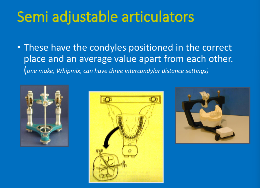 <ul><li><p>Have the condyles positioned in the correct place and average evaluate apart from other</p></li></ul><p></p>