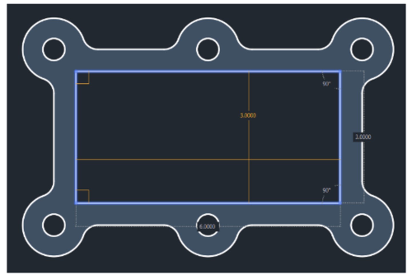 <p>The vertical lines of the gasket opening are not parallel.</p><p>3 multiple choice options</p>