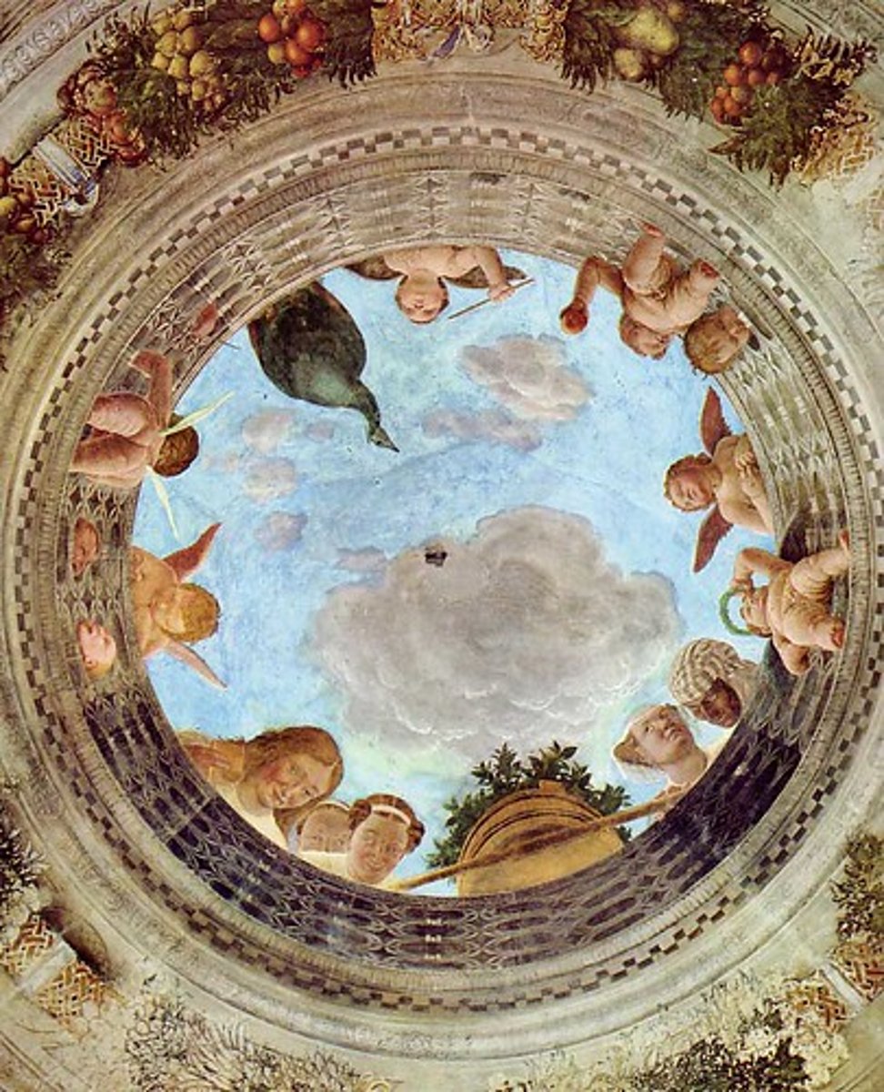 <p>a manner of representation in which the appearance of natural space and objects is re-created with the express intention of fooling the eye of the viewer, who may be convinced that the subject actually exists as a 3-D reality; literally means "fool the eye"</p>