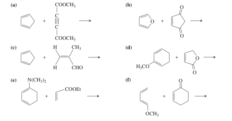 <p>(15.31) <span>Predict the products of the following reactions, including stereochemistry where applicable.</span></p>