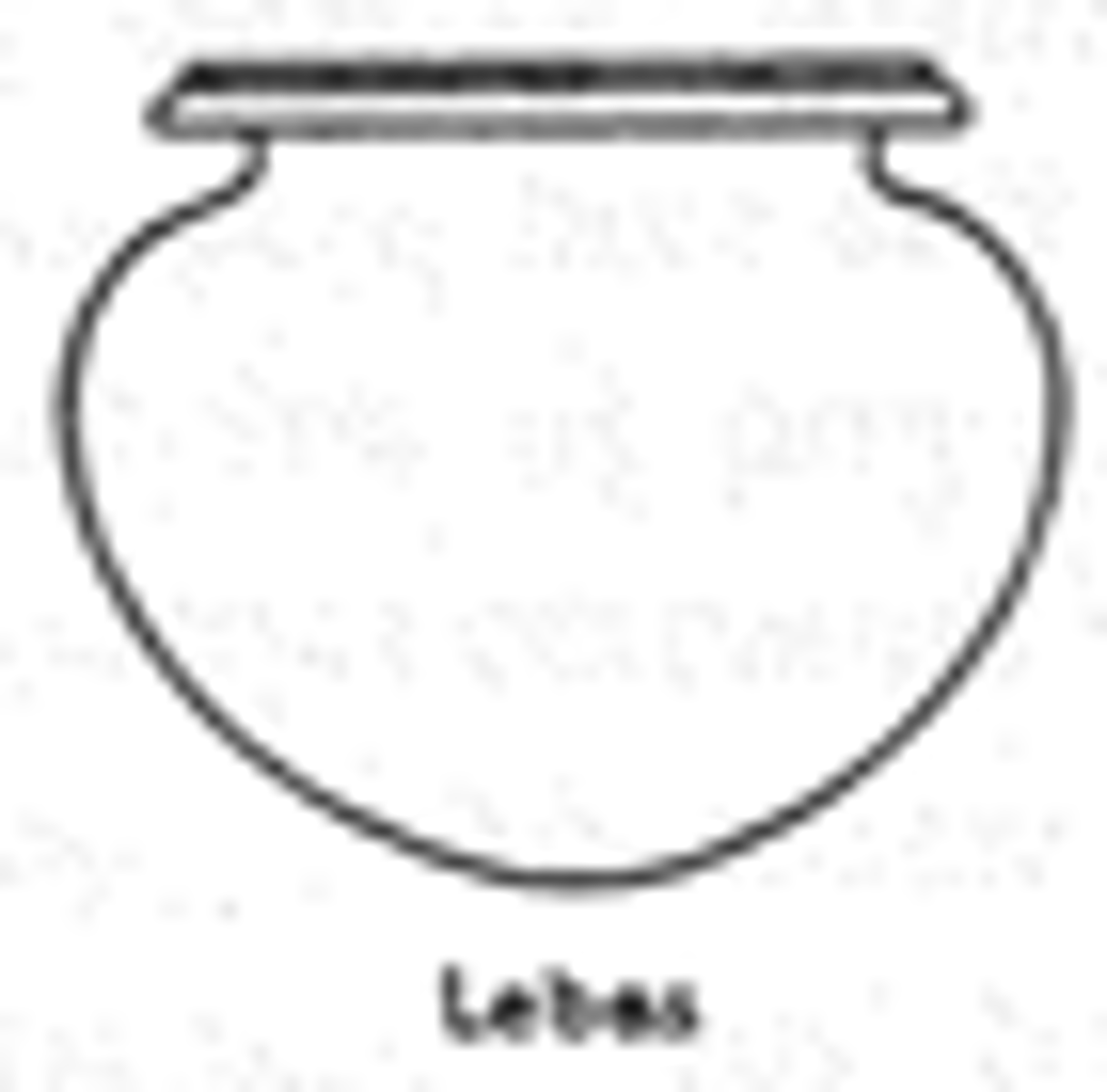 <p>A deep bowl, low neck, and handless piece with a rounded bottom. Used as a mixing bowl in the symposium</p>