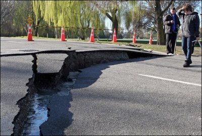 an earthquake