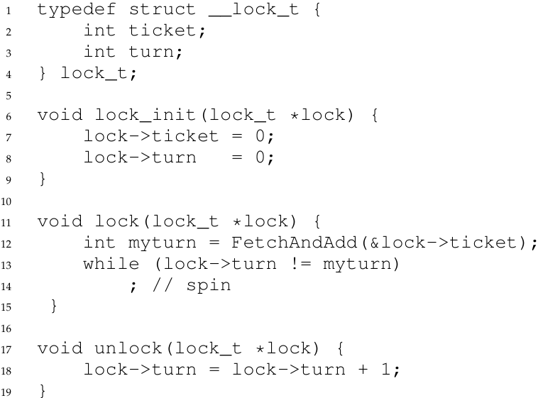 <p>Assuming a maximum of <strong>5 threads</strong> in the system, and further assuming the ticket lock is used “properly” (i.e., threads acquire and release it as expected), what values of lock->ticket and lock->turn are NOT possible?</p><ol><li><p>ticket=0 and turn=0</p></li><li><p>ticket=0 and turn=1</p></li><li><p>ticket=1 and turn=0</p></li><li><p>ticket=1000 and turn=999</p></li></ol><p></p>