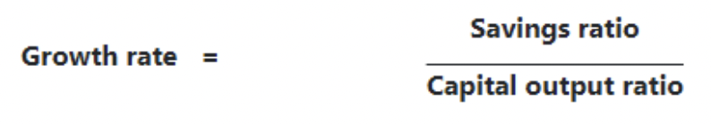 <p><strong>Harrod - Domar model:</strong></p><p>increase savings → increased investment → higher capital stock → higher economic growth → increased savings</p><p>-so any government/ foreign intervention to increase capital stock(FDI, foreign aid) will increase economic growth.</p><p><span style="color: green"><strong>+</strong></span>circle can be broken by debt relief or foreign aid (uses savings of other countries to finance investment)</p><p><strong><mark data-color="red" style="background-color: red; color: inherit">Criticisms:</mark></strong></p><p>Doesn’t account for other factors <span style="color: red">e.g. labour productivity, corruption, technological innovation.</span></p><p>Created based on data from wealthier industrialising nations as opposed to very poor undeveloped countries.</p><p>Focused only on physical investment &amp; ignored other types such as investment in human capital (labour)</p>