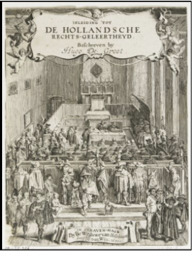 <p>what did hugo grotius write in introduction to dutch jurisprudence, 1621?</p>