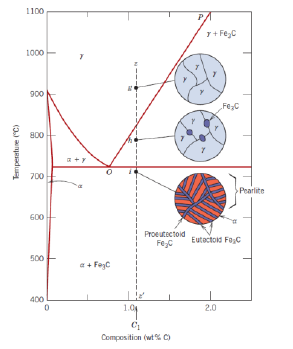 <ul><li><p>An alloy with composition ranging from 0.76 to 2.14 wt % C</p></li></ul><p></p>