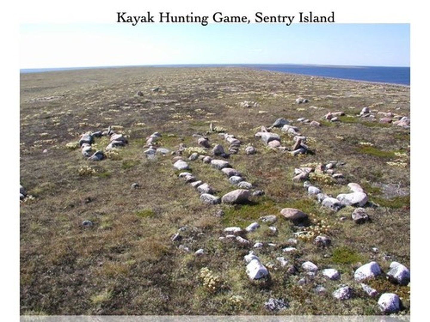 <p>They were used to train young people in kayak hunting techniques.</p>