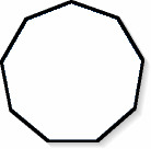 9 sided polygon