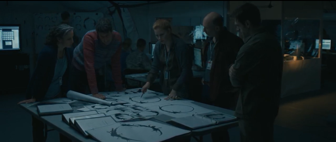 <p>Ian’s dialogue<br>“There’s no correlation between what a heptapod says and what a heptapod writes.”</p><p>“…a logogram is free of time. Like their ship or their bodies, their written language has no forward or backward direction.”</p>