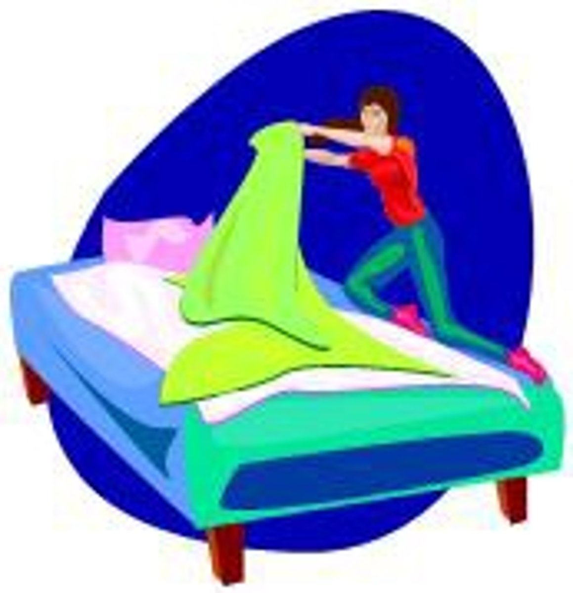 <p>to make the bed</p>