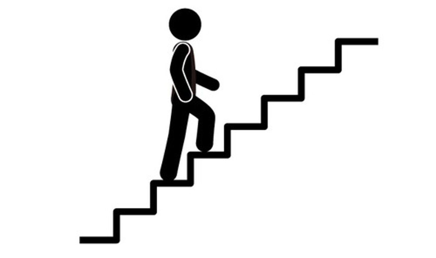 <p>to go up</p>