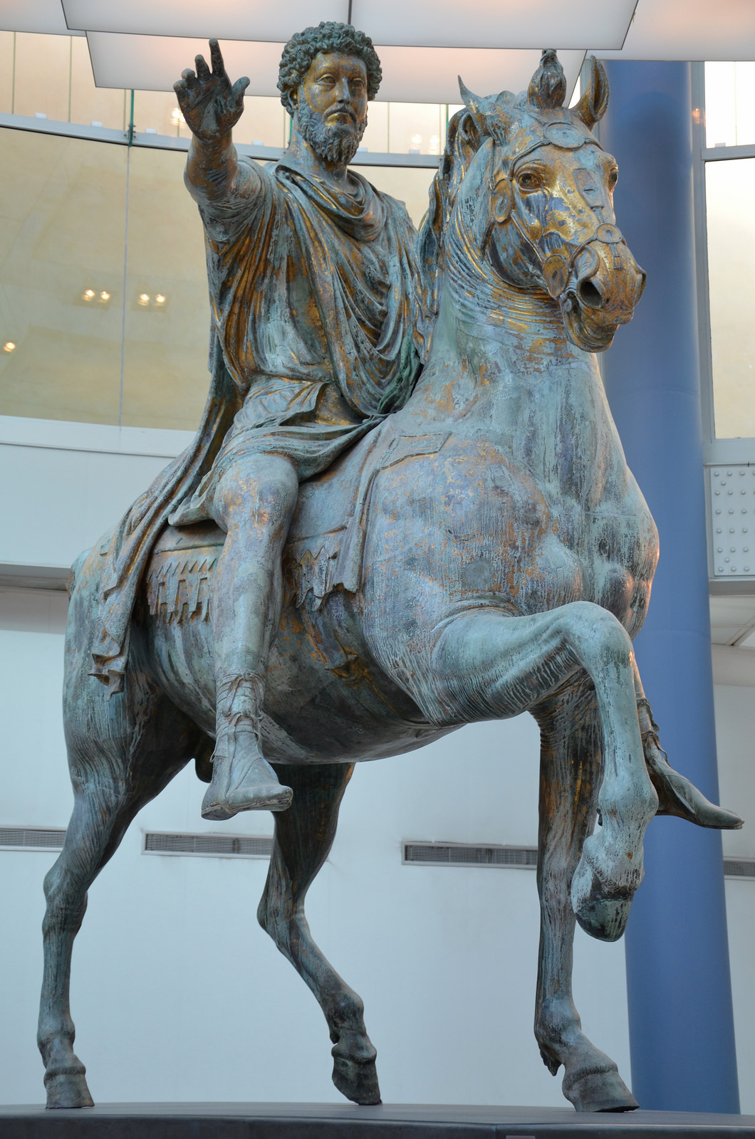 <p>Equestrian Statue of Marcus Aurelius </p>