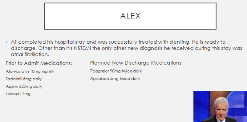 <p>What medications to add/adjustments for ACS discharge?</p>