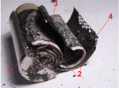 <p>rechargeable cells; two half-cells made of solid cadmium (the anode) and nickel(III) oxide-hydroxide (the cathode) connected by a conductive material, typically potassium hydroxide (KOH); higher energy density</p><p>ex. AA and AAA cells</p>