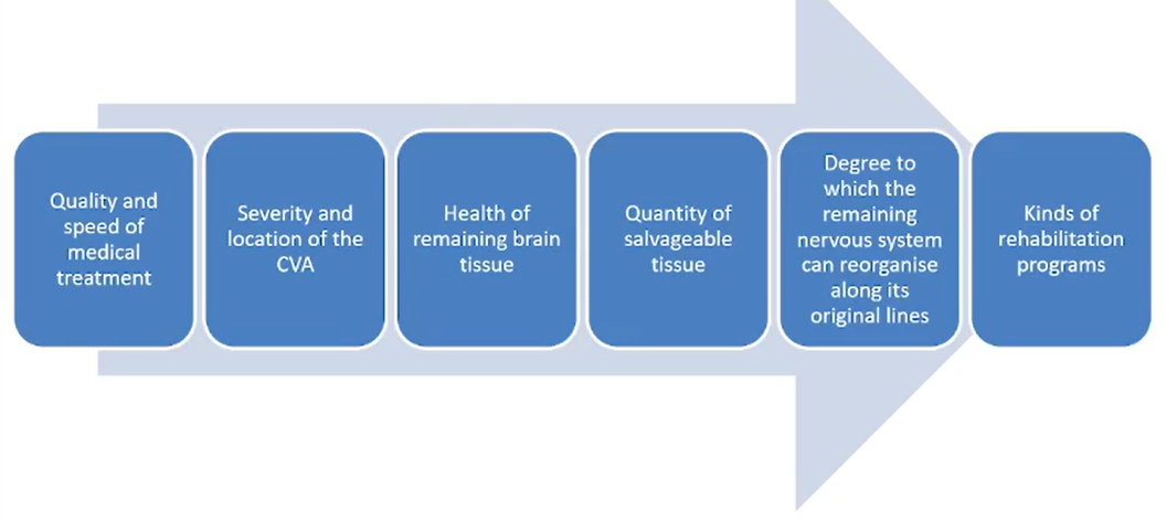 Factors In Possible Recovery From Cerebrovascular Accident (Stroke) 