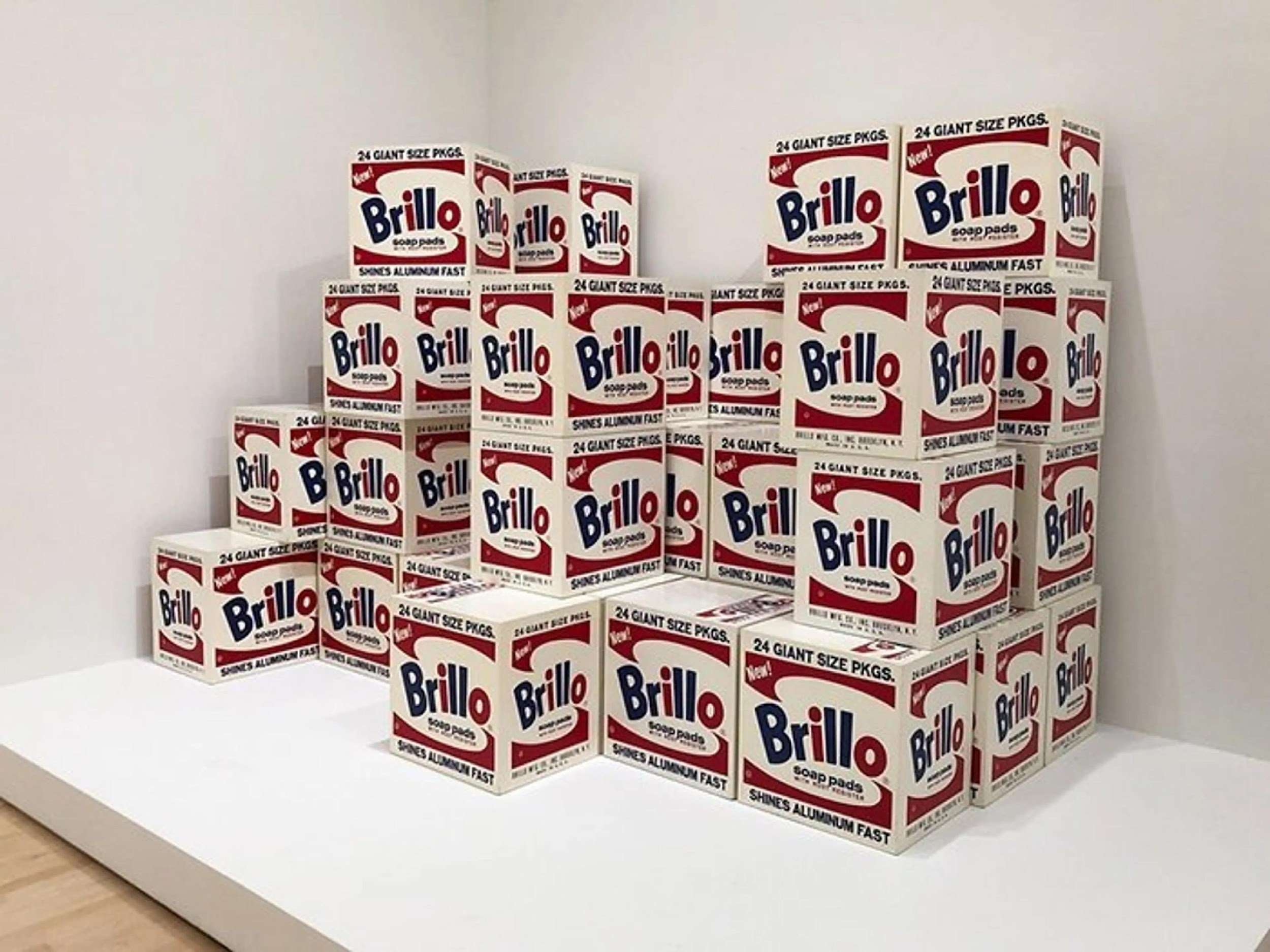 <p>"Brillo boxes" </p><p>1946</p>
