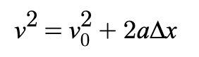 Kinematics Equation 4