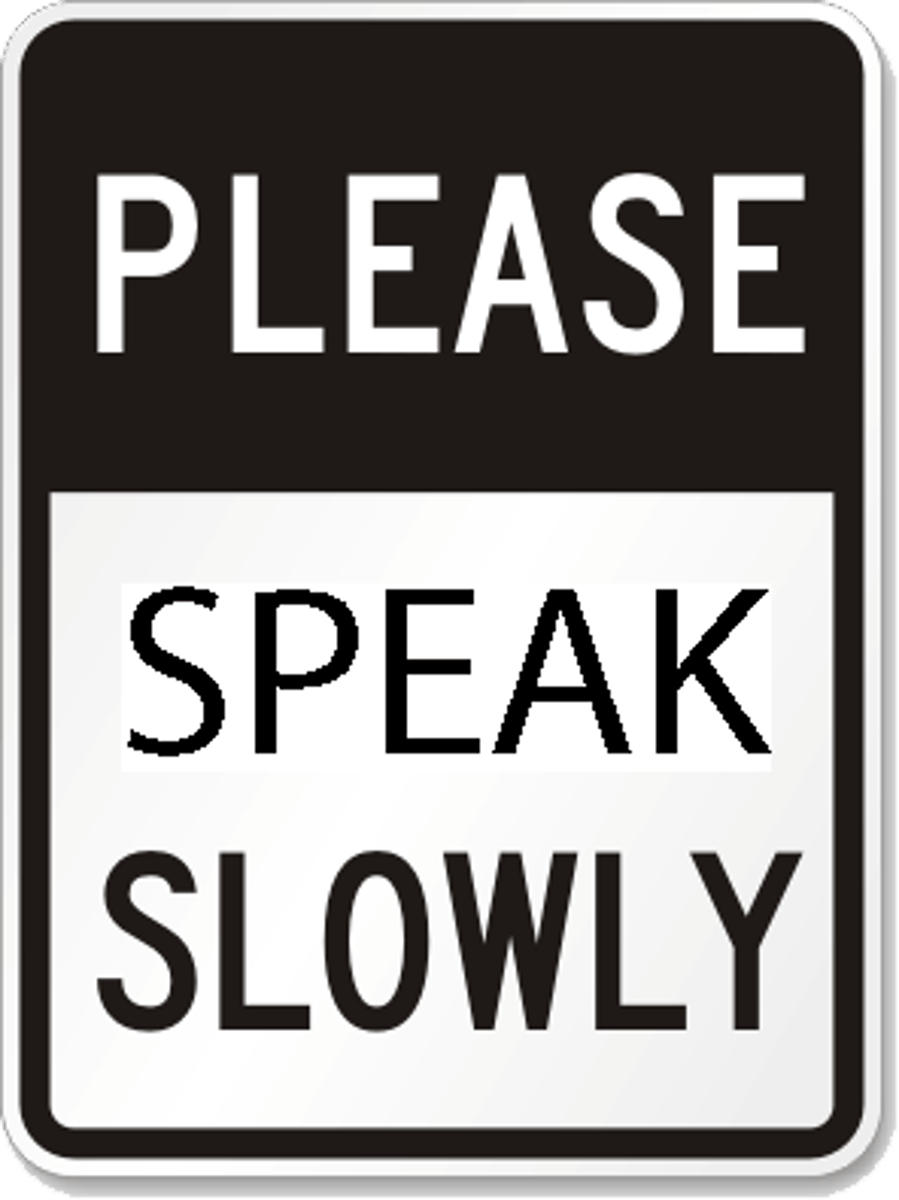 <p>Làm ơn chậm hơn một chút</p>