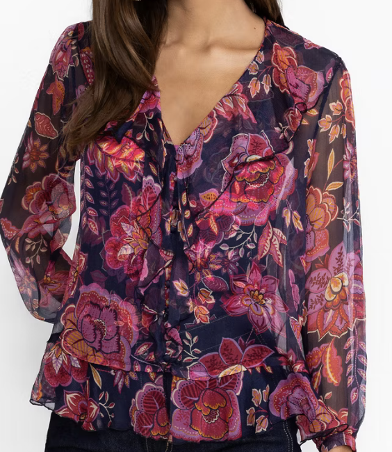 <p>KIKO Ruffle Blouse</p>