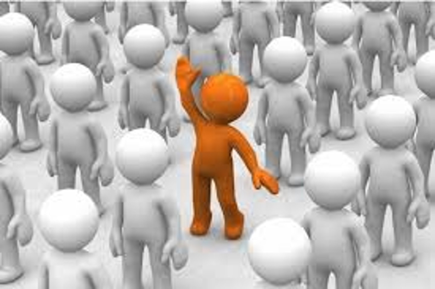 <p>most noticeable or important</p>