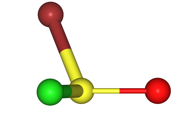 <p><span>Apparently, no symmetry at all.</span><br><span>However, E and C 1 are present.</span><br><span>E = C 1 , hence C 1 not listed</span></p>