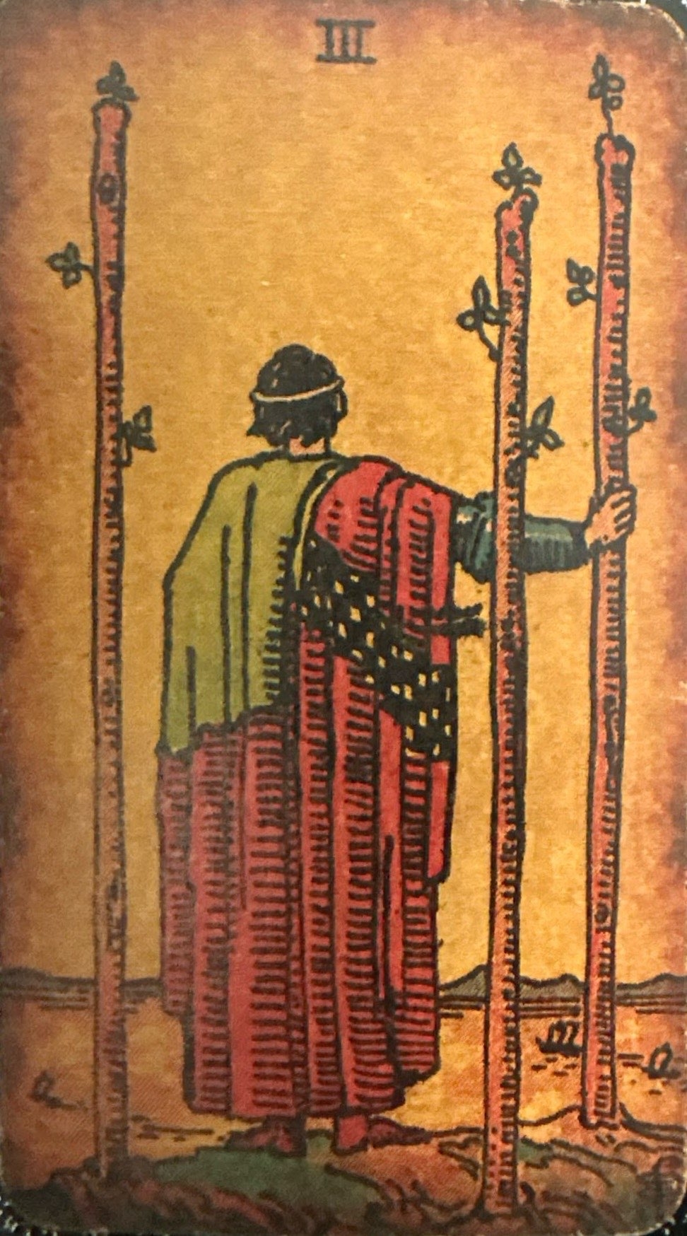 <p>III - Three of Wands</p>