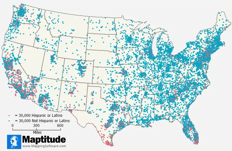 dot map