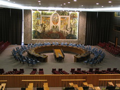 <p>one of the six principal organs of the United Nations; in charge of the maintenance of international peace and security; this body is able to establish peacekeeping operations, establish international sanctions, and authorize military action through resolutions; the only UN body with the authority to issue binding resolutions to member states</p>