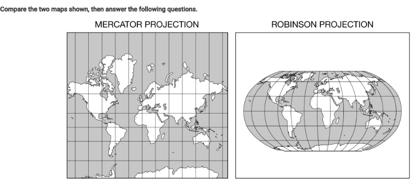 <p>Which of the following is true for the Robinson Projection?</p>