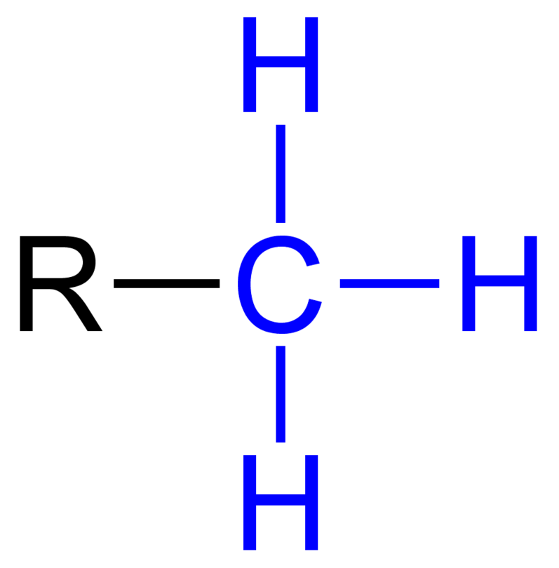 <p>-CH<sub>3</sub> </p><p>affects the expression of genes when on DNA or on proteins bound to DNA </p><p>compound name: methylated compound</p>