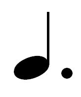 Quarter Dotted Note
